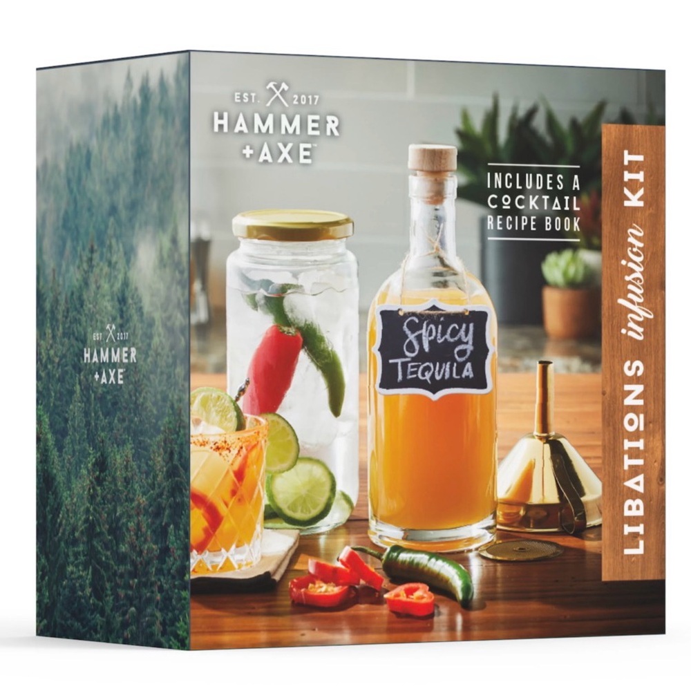 Hammer & Axe Libations Infusion Kit with Cocktail Recipe Book - Picture 5 of 12